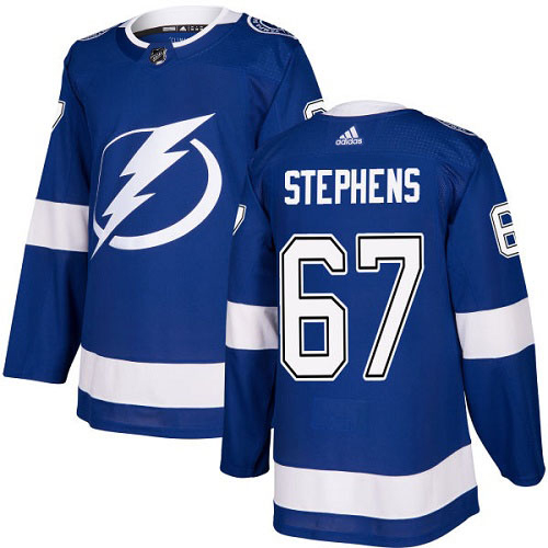 Adidas Tampa Bay Lightning #67 Mitchell Stephens Blue Home Authentic Youth Stitched NHL Jersey->youth nhl jersey->Youth Jersey